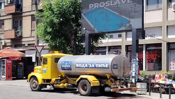 УПОЗОРЕЊЕ СЕКТОРА ЗА ВАНРЕДНЕ СИТУАЦИЈЕ: Због врућине и високих температура цистерна у центру Врања