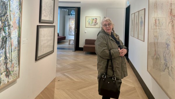 МАШТА И ФАНТАЗИЈА ВЕЛИКОГ УМЕТНИКА: Велико интересовање у Паризу за слике Дада Ђурића